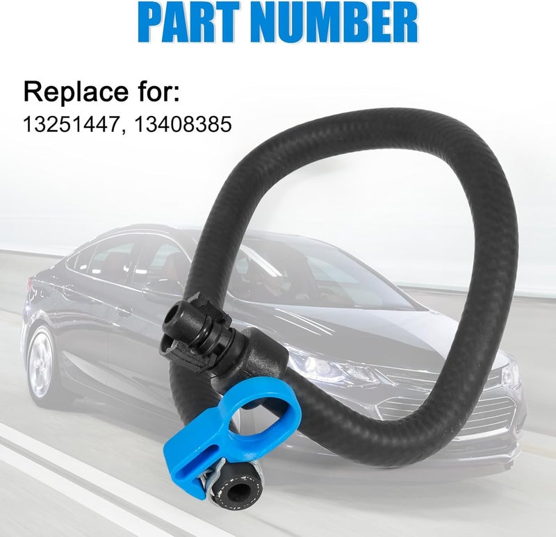 AUTOBABA Engine Coolant Inlet Hose for Radiator Upper Inlet Coolant Hose Compatible with 2011-2015 Chevrolet Cruze 1.4L, 2016 Chevy Cruze Limited Replace for 13251447 13408385 - Image 3